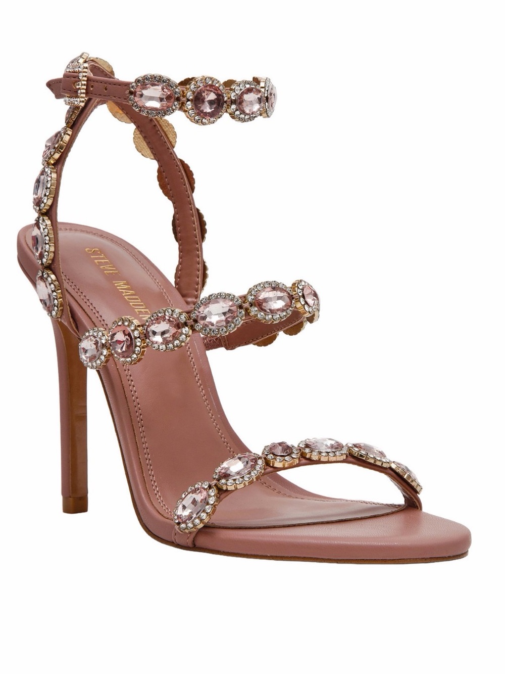 Steve Madden Women's Tamala Gemstone-Embellished Strappy Dress Sandals